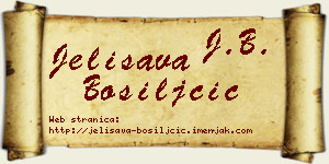 Jelisava Bosiljčić vizit kartica